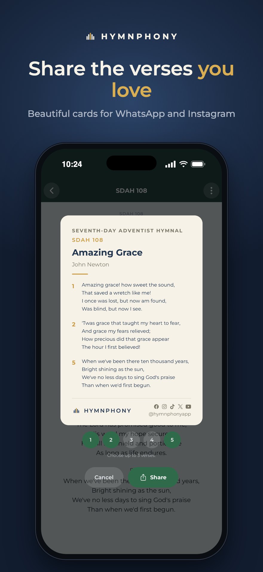 Share the verses you love